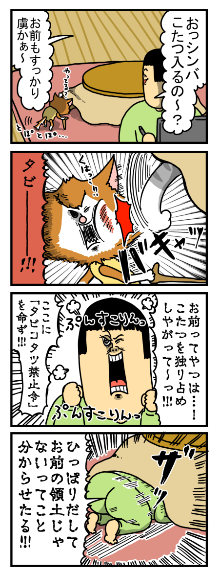 完全にこたつに魅了された猫 : まめきちまめこニートの日常 Powered by