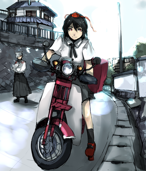 バイク 女の子画像下さい バイクと