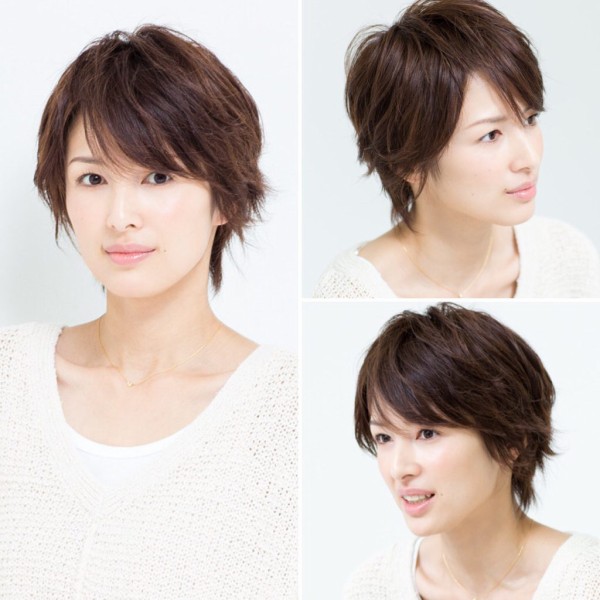 吉瀬美智子さんの大人可愛いショートヘア 真似して作れる芸能人の髪型 明日から真似できる 芸能人の髪型特集