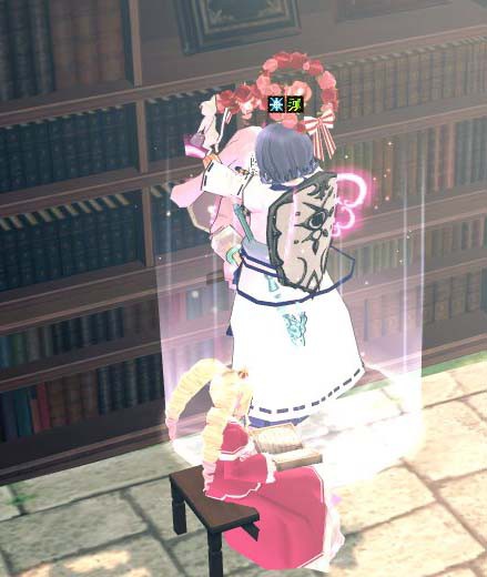 風の陰陽師衣装 壁ドンしてぇ エモーション マナビノギ