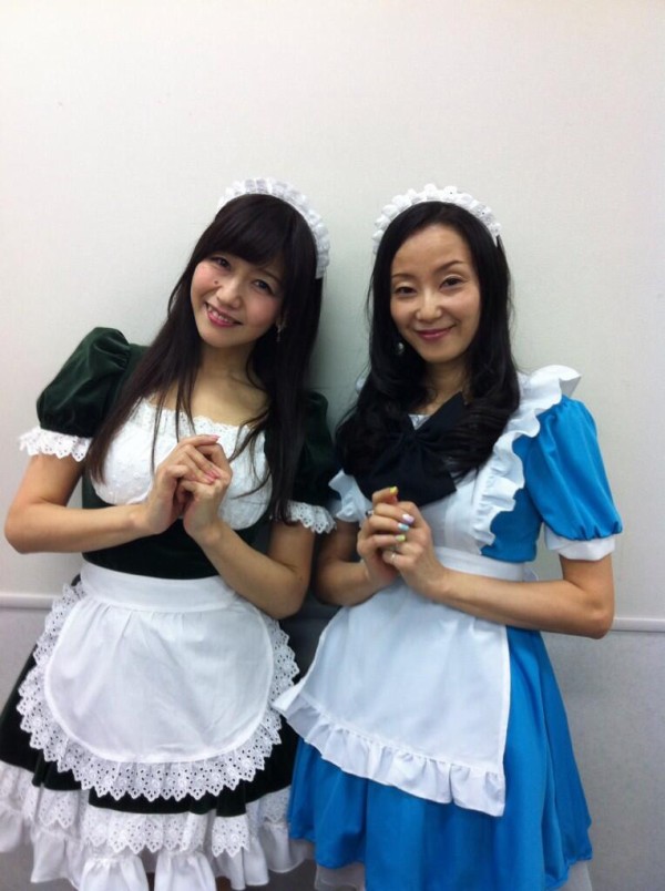 声優 井上喜久子 50 と田中敦子 51 のメイド服姿ｗｗｗｗ まんふら