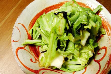 深夜食堂 安倍夜郎 の春キャベツの塩昆布和え マンガ食堂 漫画の料理 レシピ 漫画飯 を再現 Powered By ライブドアブログ