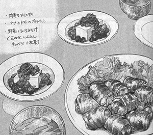 きのう何食べた よしながふみ の肉巻きおにぎりの献立 マンガ食堂 漫画の料理 レシピ 漫画飯 を再現 Powered By ライブドアブログ