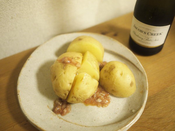 ワカコ酒 新久千映 の酒盗とクリームチーズのポテトサラダ ほか マンガ食堂 漫画の料理 レシピ 漫画飯 を再現 Powered By ライブドアブログ