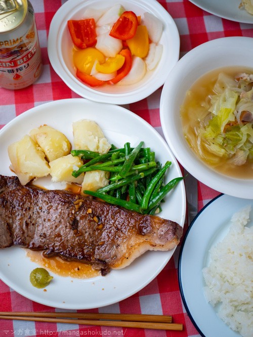 安い きのう何食べた フライパン ステーキ