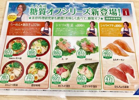 レビュー 無添くら寿司の糖質オフシリーズ シャリ野菜 シャリプチ らーめん麺抜き １９８６０７０７ Powered By ライブドアブログ