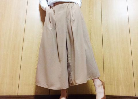 どうがくぬんセット GUの「スカンツ」の使用感レビュー！シルエットが良く見えて