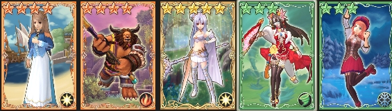 カードのデッキとハンターヒーローのfb 百合乙女の花園