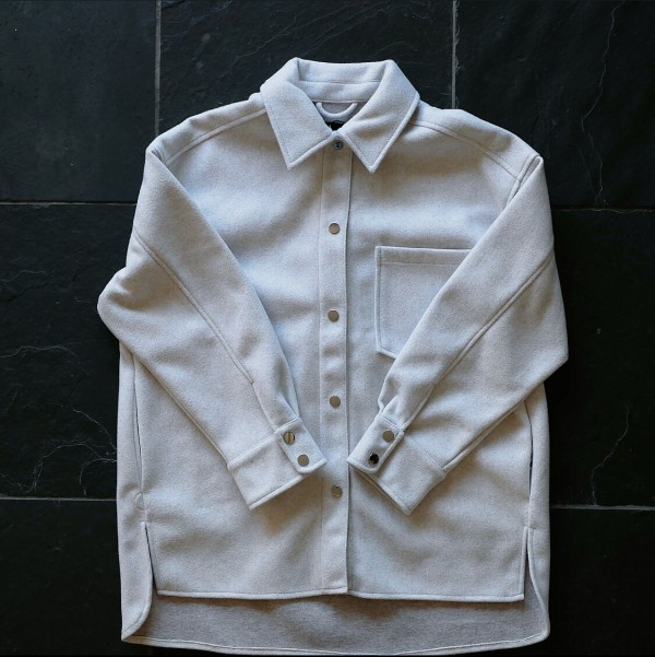 ZARA　完売　シャツジャケット　白　ホワイト　エクリュ　ソフトシャツジャケット