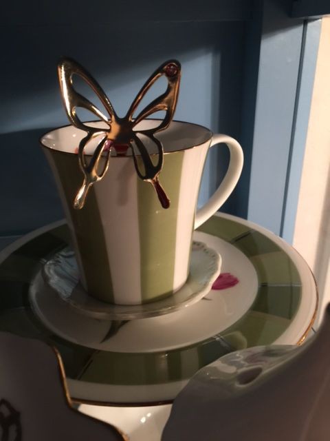 白磁 家具・インテリア ポーセラーツ オーナメントホルダー シルバー