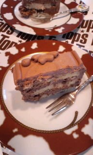 トップスのチョコレートケーキと羽田空港のラデュレ 旅する惑星