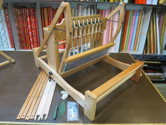 4枚綜絖60㎝テーブルルーム手織り機 手織り機四枚綜絖 アシュフォード4