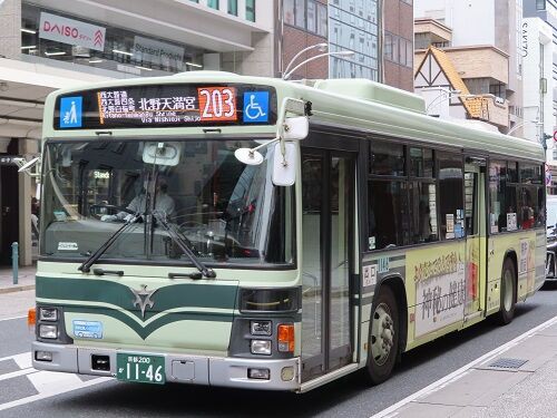 京都市バス車両の方向幕の字幕式→FCLED化が全て完了 : まぁ～くんの