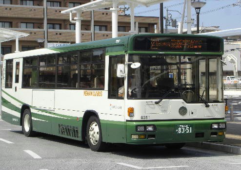 京阪宇治バスの西工ボディの車両 : まぁ～くんの乗り物情報日記