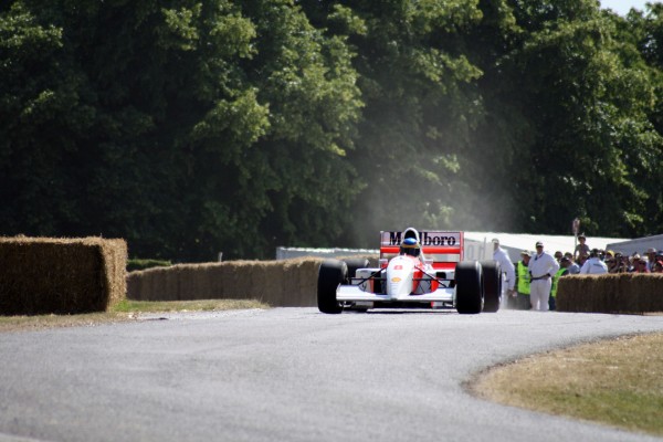 マクラーレン コスワース MP4/1C A.セナ シルバーストーン テスト マクラーレン コスワース MP4/1C A.セナ シルバーストーン テスト