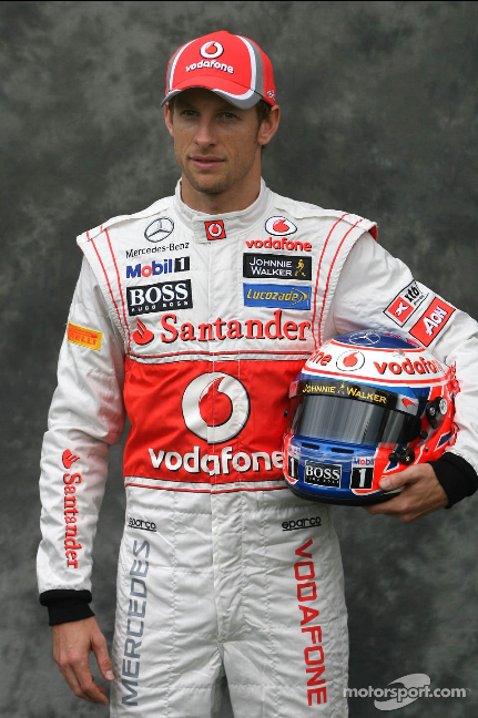ジェンソン・バトン（マクラーレン）： 2012年F1レーシングスーツ写真 
