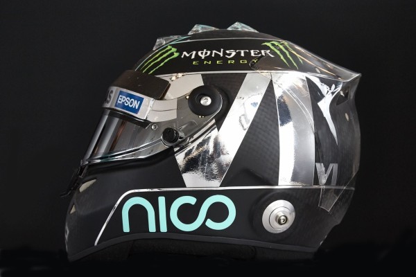 ニコ・ロズベルグ（メルセデス）： F1ヘルメット写真 : F1通信