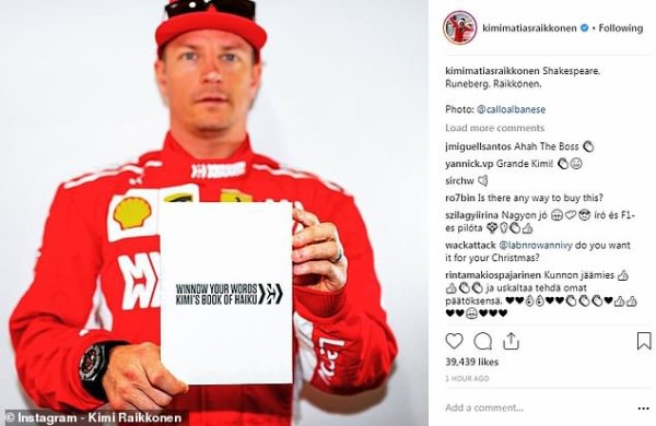 キミ・ライコネン 俳句集を発刊：Kimi's book of haiku : F1通信
