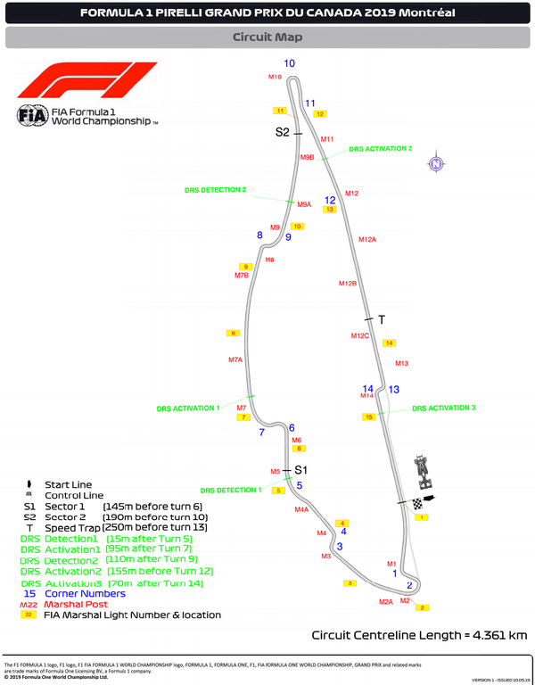 F1カナダgp 19年サーキット ガイド F1通信