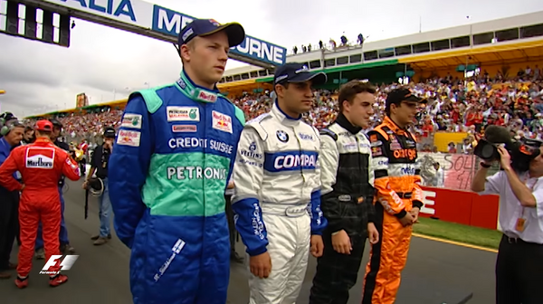F1オーストラリアGP動画：アロンソとライコネン 2001年F1