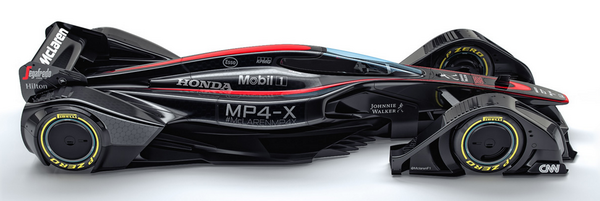 マクラーレンMP4-X 動画と画像12枚： F1コンセプトカーを発表
