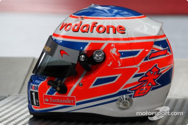 ジェンソン・バトン（マクラーレン）： 2011年F1ヘルメット写真 : F1通信