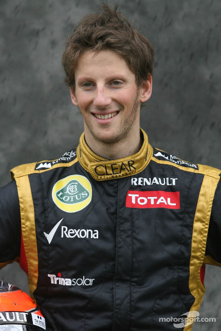 ロマン・グロージャン（ロータス）： 2012年F1レーシングスーツ写真 : F1通信