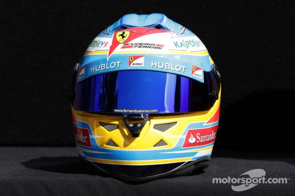 フェルナンド・アロンソ（フェラーリ）： F1ヘルメットとレーシング