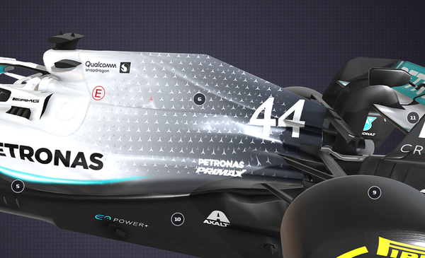 メルセデスW10の秘密を360度全方位から探る - 日本GP：F1技術解説 : F1通信