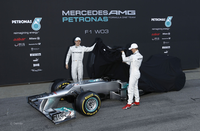 メルセデスW03 発表： 写真 : F1通信