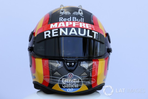カルロス・サインツ・ジュニア ヘルメット写真：2018年F1 : F1通信