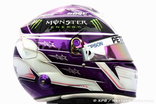 ルイス・ハミルトン ヘルメット写真 レーシングスーツ写真 2020年F1 