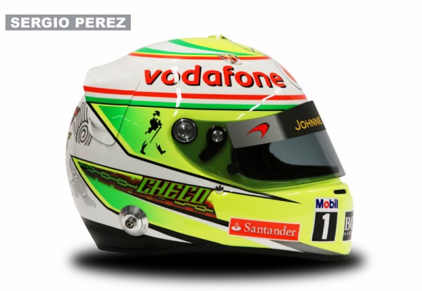 JFC F1 ヘルメット J.E.ベルニュ 2013モナコGP 1/12 ジョージ・ラッセル、モナコ仕様のヘルメット：ウィリアムズのF1