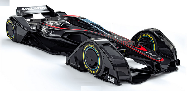 マクラーレンMP4-X 動画と画像12枚： F1コンセプトカーを発表