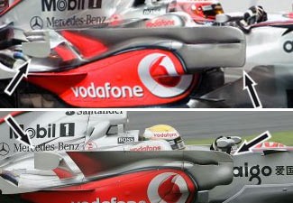 マクラーレンMP4-23：高ダウンフォースの新サイドポッド・パッケージ