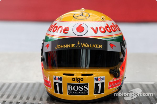 ルイス・ハミルトン（マクラーレン）： 2011年F1ヘルメット写真 : F1通信
