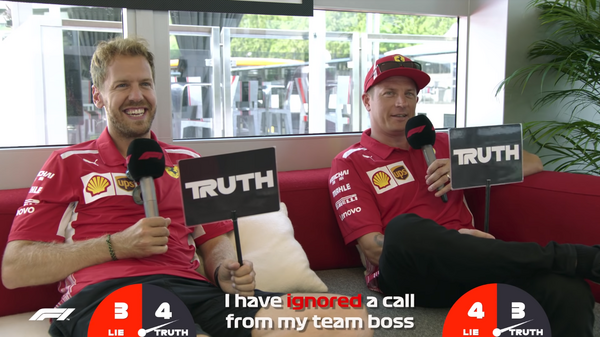 F1動画：ライコネンとベッテル | ドライバーを質問攻め 真実か嘘か