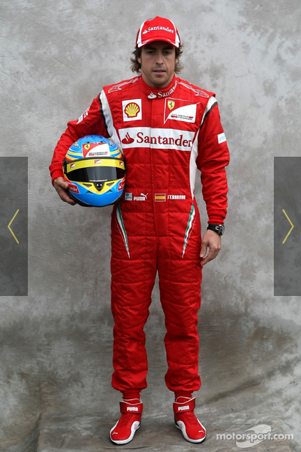 フェルナンド・アロンソ（フェラーリ）： 2011年F1レーシングスーツ 
