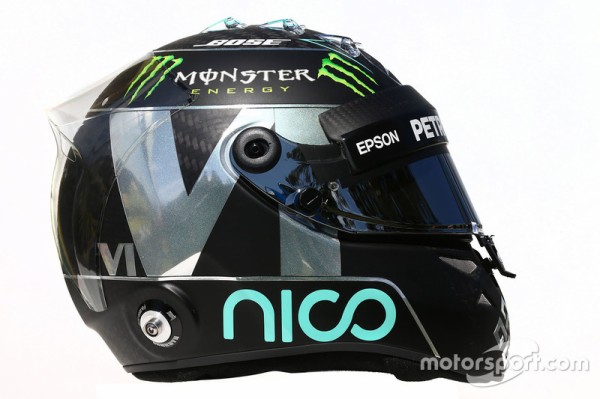 JFC F1 ヘルメット ニコ・ロズベルグ 2014ドイツGP 1/12 ニコ・ロズベルグ(メルセデス): F1ヘルメット写真 : F1通信