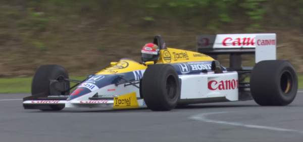 ウィリアムズ・ホンダFW11 走行確認テスト動画： 1986年F1マシン : F1通信