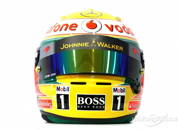 ルイス・ハミルトン（マクラーレン）： 2012年F1ヘルメット写真 : F1通信