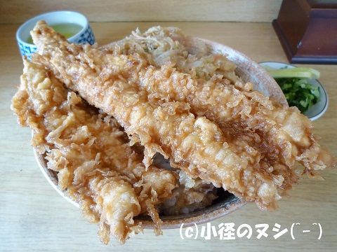 馬堀海岸 味美食堂 De アナゴ天丼 濱のおいしい小径