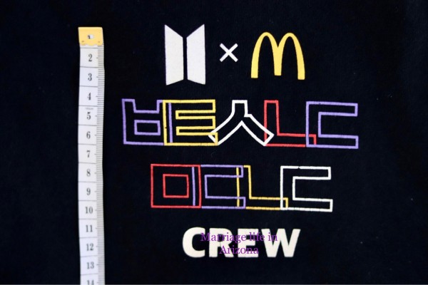 貴重！BTSとマクドナルドのクルーTシャツをいただきました🙏＋