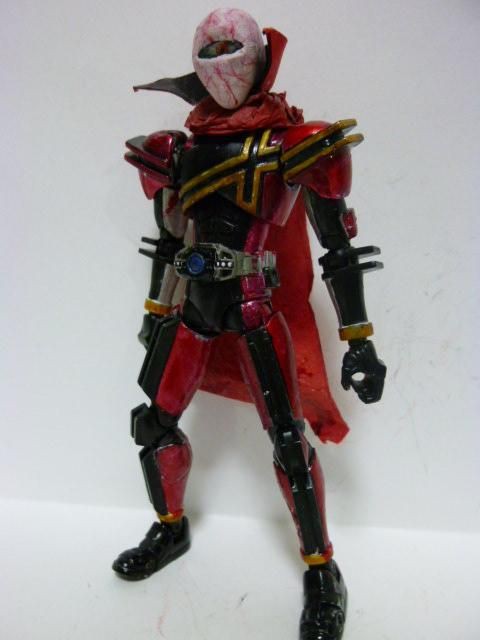 S H フィギュアーツ改造 仮面ライダー大首領 0点クレパス