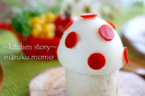 キノコが可愛い 鮭マヨのロールサンド 折り紙でマリオの切り紙 Caf E Fuu Manma かふぇ風まんま Powered By ライブドアブログ