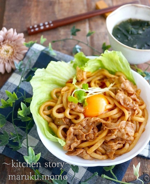 包丁もまな板も使いたくない 焼き肉のタレで簡単 すき焼き風うどん Caf E Fuu Manma かふぇ風まんま Powered By ライブドアブログ