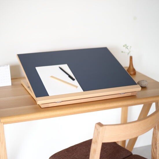 傾斜台 SLANT UPリノ スモーキーブルー 姿勢が良くなる傾斜台