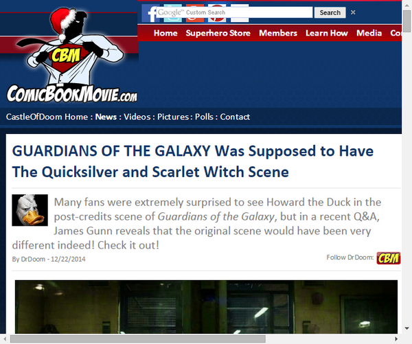 クイックシルバーとスカーレットウィッチのクレジットシーンが ガーディアンズ オブ ザ ギャラクシー が持つ予定だった Marvel Info マーベル インフォ