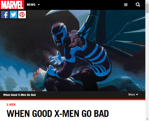 良きx Menが悪になる時 4人のx Menキャラクターを振り返る Marvel Info マーベル インフォ