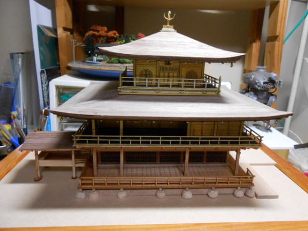 鹿苑寺 金 閣（ウッディジョー） : ペーパークラフト三昧＋模型